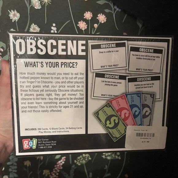 Obscene Card Game for Adults - Picture 3 of 3